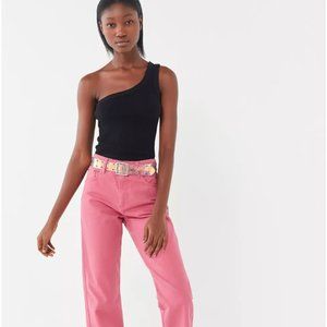 UO Ribbed One-Shoulder Essential Tank Top